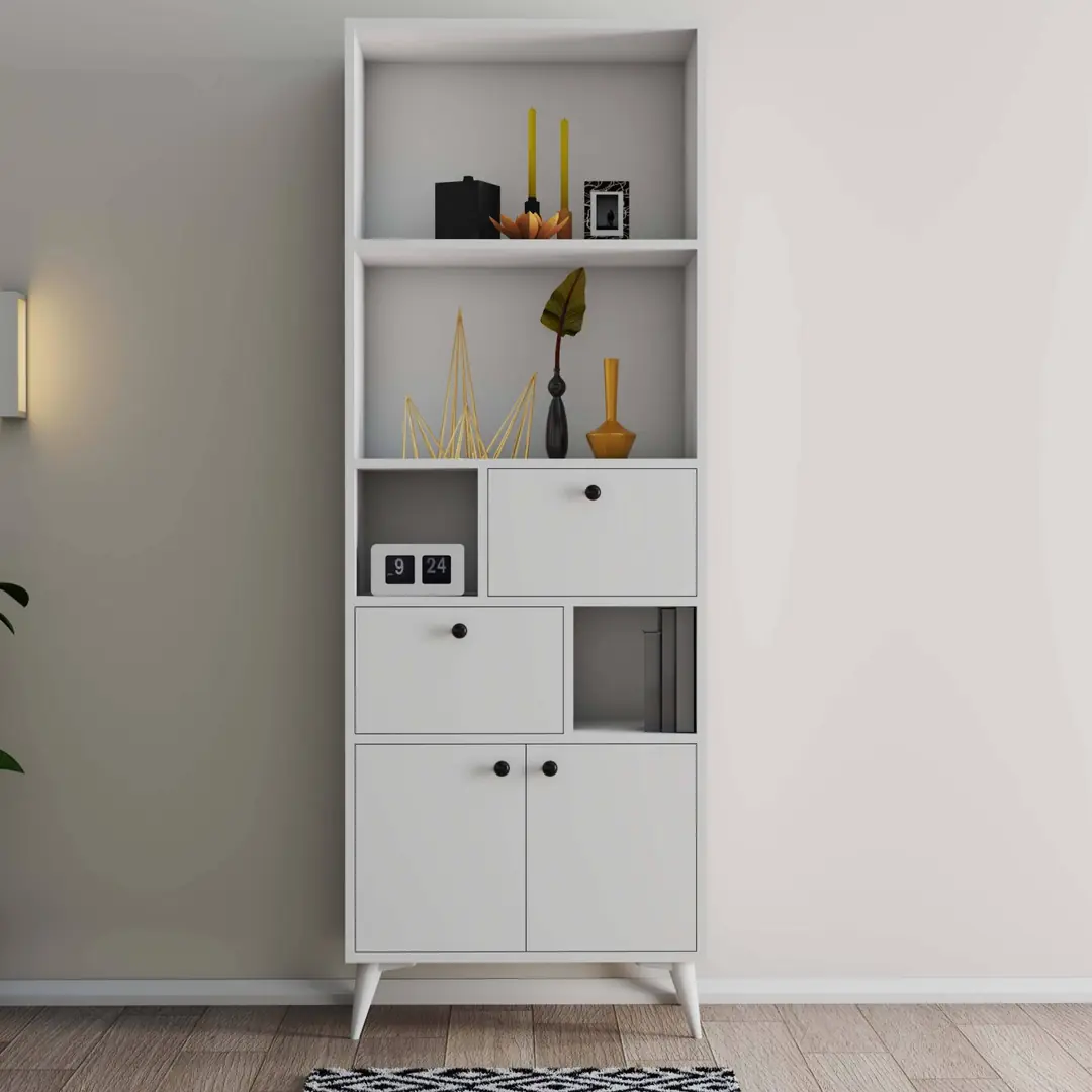 Βιβλιοθήκη 1954 Ninova , 69 x 35 x 195 εκ., All4home